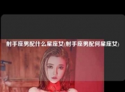 射手座男配什么星座女(射手座男配何星座女)