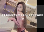 爱上海同城交友社区(上海同城交友社区的浪漫之旅)