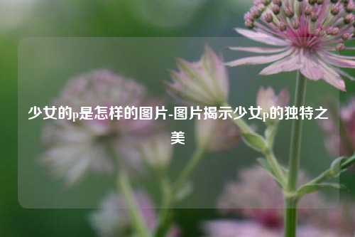 少女的p是怎样的图片-图片揭示少女p的独特之美