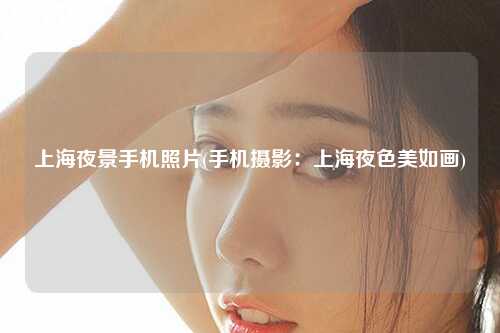 上海夜景手机照片(手机摄影：上海夜色美如画)