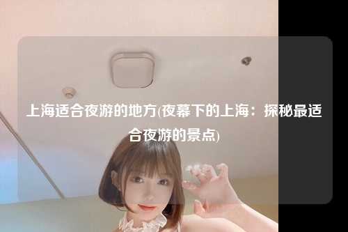 上海适合夜游的地方(夜幕下的上海：探秘最适合夜游的景点)